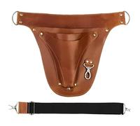 Riñonera de cuero para herramientas de floristería para jardinería, agricultores, bolsas pequeñas para carpinteros, electricistas, organizadores, bolsa de floristería