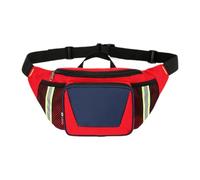 Riñonera de Emergencia con Tiras Reflectantes, Bolsa de Cintura para Equipo de Emergencia, Deportes, Viajes, Entrenamiento al Aire Libre, 38x16x12 cm