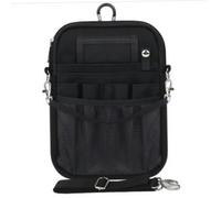 Riñonera de enfermería con Bolsillos para Suministros médicos, riñonera Ajustable de Tela Oxford para Enfermera, Elementos Esenciales compactos y prácticos para Enfermera para el Trabajo, Negro