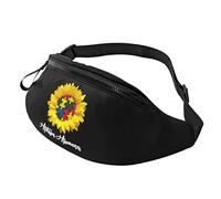 Riñonera de Girasol para concienciación sobre el Autismo, riñonera de Viaje Ajustable para Hombres y Mujeres, riñonera para Correr al Aire Libre