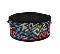 Riñonera de gran capacidad para correr, gimnasio al aire libre, bolsa deportiva para correr, ciclismo, fitness, Rainbow M