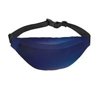 Riñonera de gran tamaño con estampado de gorrión cruzado, ajuste libre, 3 bolsillos elásticos con cremallera para hombres y mujeres, correr, viajes, Partícula3 de la tecnología, Talla única, Mochila