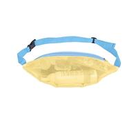 Riñonera de malla de playa | Bolsa de playa ajustable, ligera y transpirable para viajes, picnic, playa, natación, vacaciones, Cinta amarilla y azul, Refer to description, Unisex
