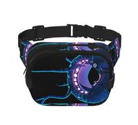 Riñonera de moda con diseño de criaturas extrañas, bolsa de mensajero unisex para viajes