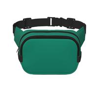 Riñonera de moda con patrón verde malaquita, bolsa de mensajero unisex de viaje deportiva