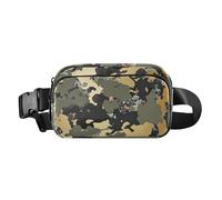 Riñonera de moda robusta con perros pastores australianos blancos para hombres y mujeres, mini bolsa de pecho con correa ajustable, bolsas deportivas cruzadas para viajes, compras, correr, 04, 1 Size