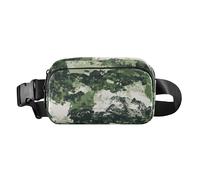 Riñonera de moda robusta con perros pastores australianos blancos para hombres y mujeres, mini bolsa de pecho con correa ajustable, bolsas deportivas cruzadas para viajes, compras, correr, 05, 1 Size