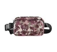 Riñonera de moda robusta con perros pastores australianos blancos para hombres y mujeres, mini bolsa de pecho con correa ajustable, bolsas deportivas cruzadas para viajes, compras, correr, 06, 1 Size