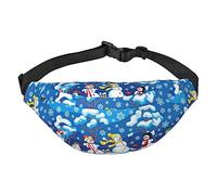 Riñonera de muñeco de nieve ajustable, bolsa de cintura casual, bolsa cruzada para deportes, viajes, fiesta, Como se muestra en la imagen, Talla única, Mochila casual