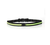 Riñonera de nailon impermeable con doble bolsillo para teléfono celular, bolsa pequeña para viajes, correr, ciclismo, caminar, deportes, compras, Estilo B Verde, Talla única