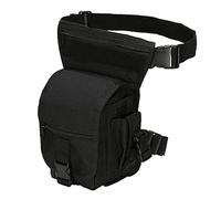 Riñonera de nailon para senderismo, para hombres y mujeres, táctica, motocicleta, ciclismo, equitación, viajes, deportes al aire libre, #21Negro, 4.72" x 4.33" x 11.81" inches