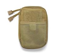 Riñonera de nailon para uso al aire libre, con cremallera, herramienta de supervivencia, bolsa de medicina portátil duradera, paquete de cremalleras para emergencias