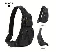 Riñonera de ocio delgada tipo bandolera, bolso cruzado de pecho con bolsillo personal, bolso de antirrobo, mochila, día casual, riñonera de cinturón para viaje