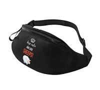 Riñonera de Oveja Keep Calm and Love, riñonera de Viaje Ajustable para Hombres y Mujeres, riñonera para Correr al Aire Libre