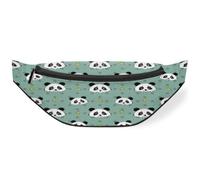 Riñonera de panda de dibujos animados para mujeres, hombres, niñas, niños, pandas de animales, riñoneras, riñoneras, bolsa de cinturón para viajes, deportes y correr, color, M
