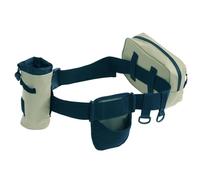 Riñonera de Pesca con Portacañas Desmontable - Cinturón Ligero y Resistente para Pesca Profesional, Accesorio Versátil- Verde Claro