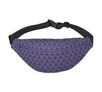 Riñonera de poliéster impermeable con cinturón ajustable, versátil bolsa cruzada para hombres y mujeres, Mansión embrujada, Talla única