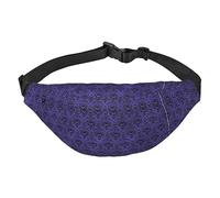 Riñonera de poliéster impermeable con cinturón ajustable, versátil bolsa cruzada para hombres y mujeres, Enjambre Fantasma, Talla única