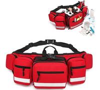Riñonera de salvavidas, Bolsa Portátil Profesional de Primeros Auxilios, Bolsa Vacía de Almacenamiento de Primera Respuesta Bolsa Compacta de Medicina de Supervivencia
