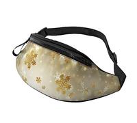Riñonera de seda dorada para correr, senderismo, viajes, entrenamiento, pasear al perro, deportes, pesca, riñonera, Black, Talla única