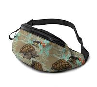 Riñonera de tortuga del desierto con correa ajustable para hombre y mujer, deportes al aire libre, correr, gimnasio, viajes, Tortuga del desierto, Talla única, moda