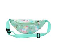 Riñonera de Unicornio, Riñonera Infantil con Dibujos Animados, Bolsa Bandolera para Niños,Niñas, Niños, Correr, Senderismo, Viajes, Deportes (Verde)