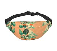Riñonera de viaje a la moda de tortuga verde, adecuada para deportes, correr, ciclismo, viajes, pesca para niños, bolsa cruzada grande