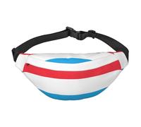 Riñonera de viaje con bandera de Luxemburgo, adecuada para deportes, correr, ciclismo, viajes, pesca, para niños, talla única, color negro
