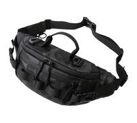 Riñonera delantera - Cremallera impermeable, pesca con mosca, Camuflaje | Espacio de almacenamiento; Bolsas de soporte lumbar ajustables; cinturón pesado de nylon | Abordar el almacenamiento