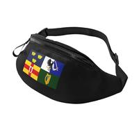 Riñonera Deportiva con Agujero De Auriculares Bolsos De Gimnasio Bandera De Las Cuatro Provincias del FC Irlanda Ligera Riñoneras Viaje para Viajar Bici Aptitud 14X35Cm