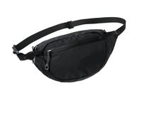 Riñonera deportiva con succión magnética, ligera, plegable, impermeable y antirrobo, Negro, 1.6L, Moda