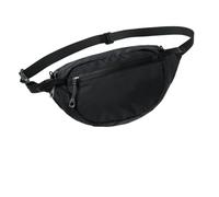 Riñonera deportiva con succión magnética, ligera, plegable, impermeable y antirrobo, Negro, 1.8L, Moda