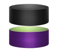 Riñonera deportiva de doble cara para correr, impermeable, adecuada con tiras reflectantes, resistente al agua, a prueba de sudor, para hombres y mujeres, para correr y al aire libre, S morado