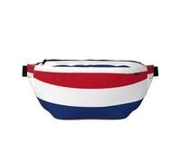 Riñonera deportiva grande con estampado de bandera holandesa para exteriores, riñonera cruzada para mujeres y hombres, bolsa de viaje para entrenamiento
