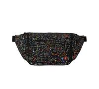 Riñonera deportiva grande con estampado de fórmula matemática, para exteriores, para mujeres y hombres, bolsa de cintura de viaje para entrenamiento