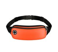 Riñonera deportiva para mujer, riñonera para hombre, para correr, teléfono, color negro, para gimnasio, accesorios para correr, Orange, 1 pieza