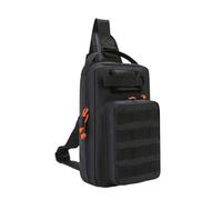 Riñonera deportiva para pesca, multifuncional, bolsa cruzada para equipo de pesca, bolsa de pecho, Black