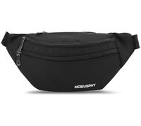 Riñonera Deportiva, Riñonera Mujer Hombre Running Cinturón Impermeable Bandolera Multifuncional Bolsillos Ajustable Bolso de Cintura Viajar Camina el Perro Bicicleta Excursionismo Acampada (Negro)