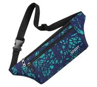 Riñonera deportiva unisex | Cinturón invisible ajustable para ciclismo, correr y senderismo | Bolsa ligera para teléfono para aventuras al aire libre, Green, Refer to description, Unisex