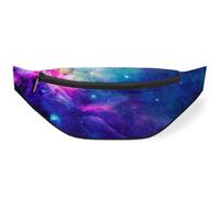 Riñonera espacial para hombres, mujeres, niños y niñas, riñonera colorida galaxia espacial, deportiva, senderismo, correr, bolsa de cinturón, color, M, Organizador de bolsas