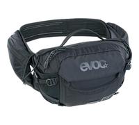 Riñonera EVOC Hip Pack Pro E-Ride 3, Negra | Riñonera para rutas en bicicleta eléctrica y senderos, capacidad de 3 l, sistema AIRFLOW CONTACT, cinturón AIRO FLEX