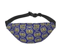 Riñonera Fantasy Tiara. Ligera e impermeable, adecuada para viajes y uso diario, diseño de moda, para hombres y mujeres.
