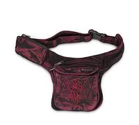 Riñonera festival hippie Goa Stone-Washed Traumfänger sol llavero Nepal, rojo, talla única, Bolsa de