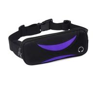 Riñonera for Correr Impermeable Unisex, riñonera Deportiva, Bolsa con Soporte for teléfono móvil, Bolsa for Gimnasio y Fitness, riñonera Deportiva for Correr para Hombre(Purple)