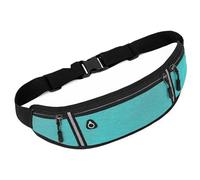 Riñonera for Correr, riñonera Ligera Impermeable con Tira Reflectante, Deportiva Gimnasio, Correa elástica Ajustable para Walking, Deporte(Lake Blue)