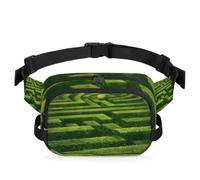 Riñonera geométrica con diseño de árbol de jardín para mujeres, hombres, niñas, niños, riñoneras para correr, deportes, senderismo, bolsa de cinturón, color, XL, Organizador de bolsas