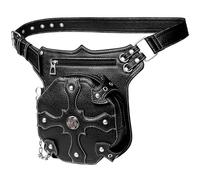 Riñonera gótica - Motocicleta Steampunk, múltiples bolsillos de almacenamiento y correa ajustable, conjunto organizador de festivales de viaje, actividades al aire libre para mujeres | Accesorio versá