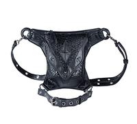 Riñonera Gótica Steampunk Bolso de Cintura Diagonal un Solo Hombro gótico for Hombres y Mujeres Brazo con Pierna Caída