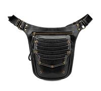Riñonera Gótica Steampunk Bolso de Mensajero for Mujer al Aire Libre Retro Punk Brazo con Pierna Caída