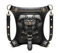 Riñonera Gótica Steampunk Bolso de Mujer Steam Punk Retro Outdoor Riñonera Brazo con Pierna Caída